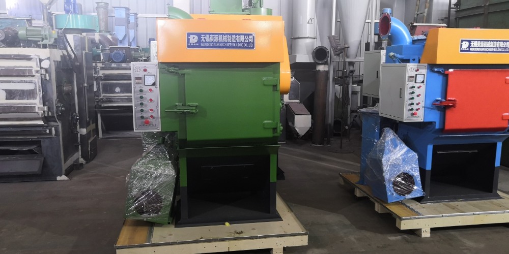 QPL50 Tumble belt type shot blasting machine 04