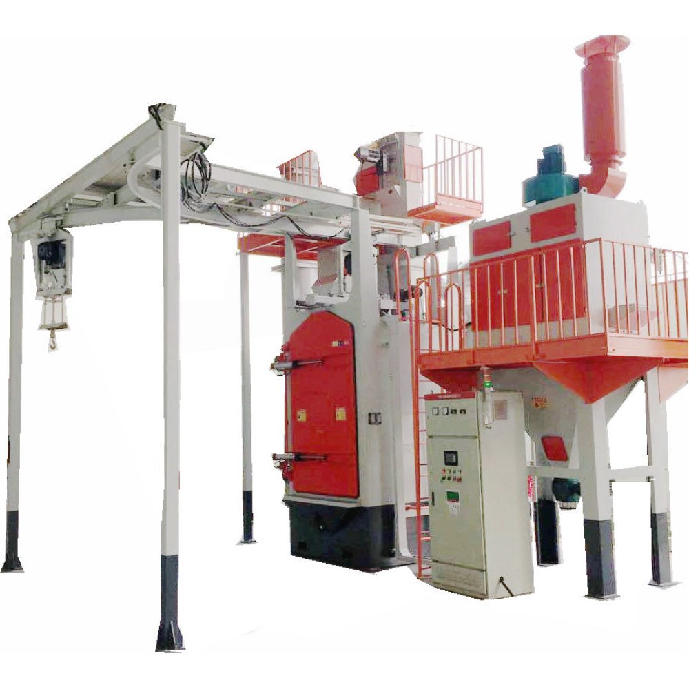 YXD-12-16 Hanger type shot blasting machine 