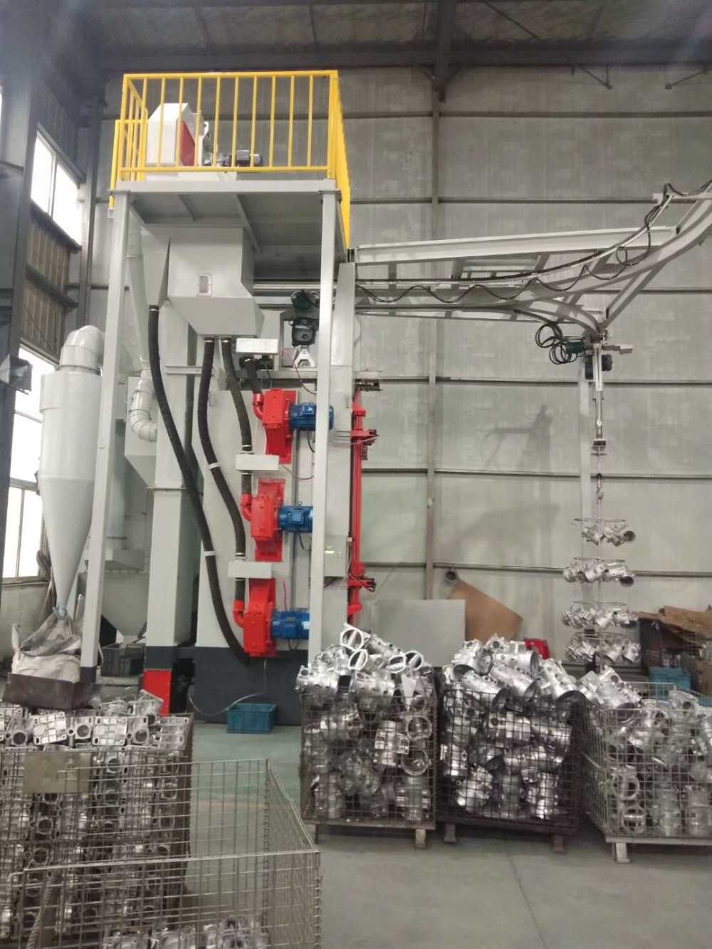 YXD-12-20 Hanger type shot blasting machine 5